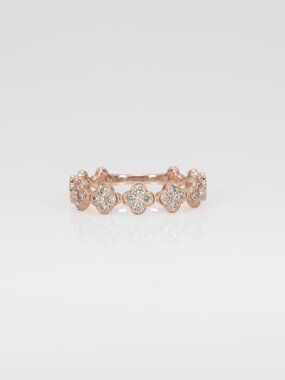 Natural Earth-Mined Diamond Band in Solid 14K Gold | Classic Fine Jewelry